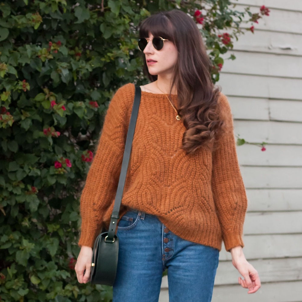 Sezane jumper sweater - Camel
